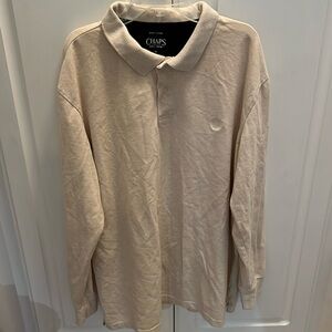 Chaps Long Sleeve Polo XL